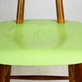 Set of 2 vintage wooden chairs from TON, 1960s
