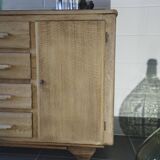 Art Deco chest of drawers blond oak