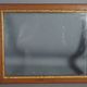 Old frame oak gilded stucco wood + glass 37.5x30 foliage 33x25.9 cm sb
