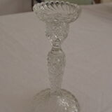 Duo of crystal candlesticks