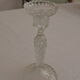 Duo of crystal candlesticks