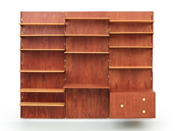 Bibliothèque modulable BO71 en teck de Finn Juhl