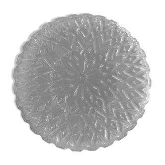 Vintage moulded glass ceiling 29cm