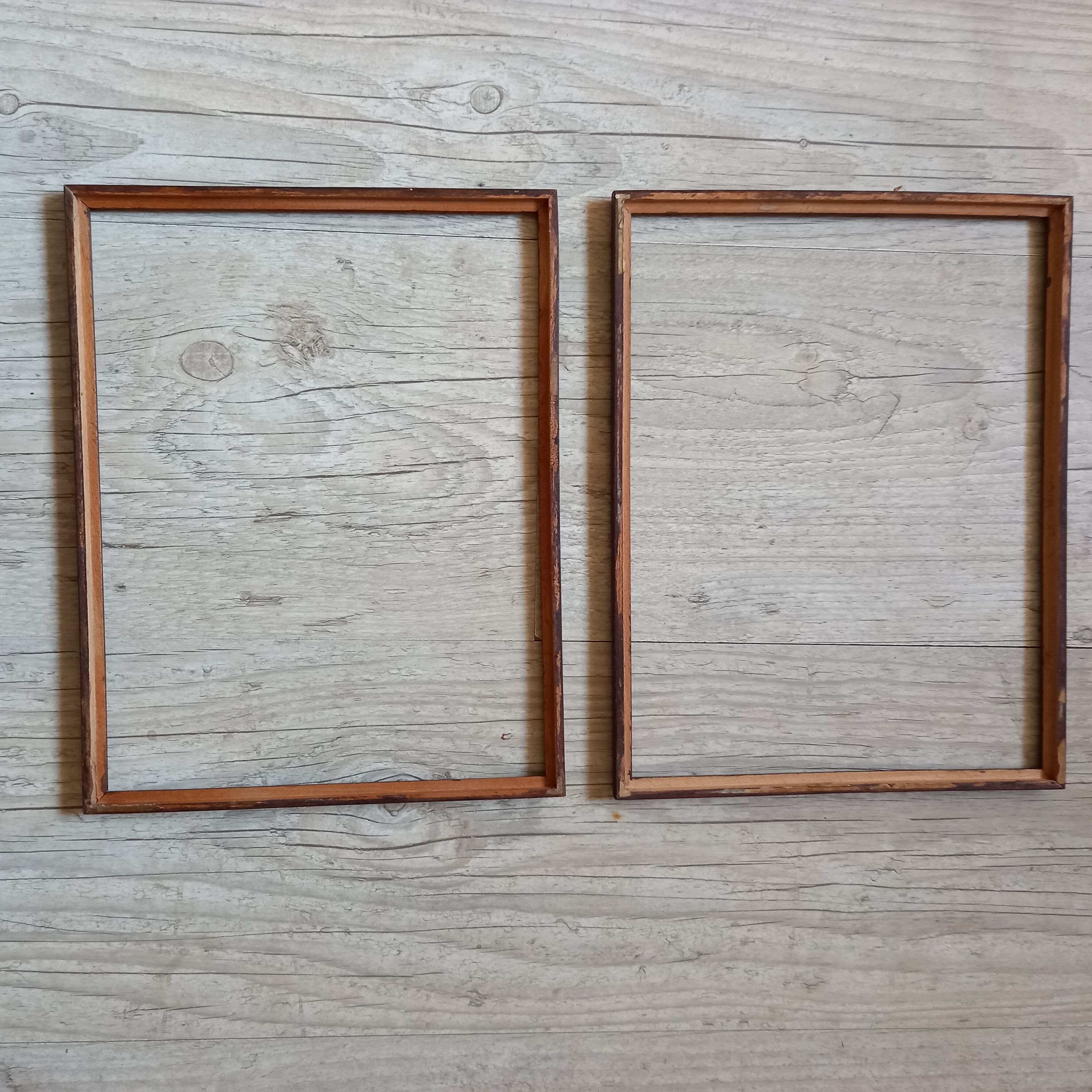 Pair of frame with baguette doucine nineteenth