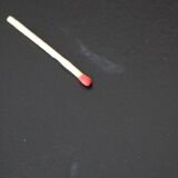 4 Scandinavian chairs in solid wood and black imitation leather