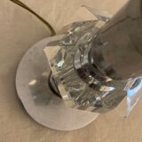 Hexagonal glass table lamp foot 1940 G. Humbert