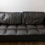 3-seater sofa Cierre Imbottiti – High-quality leather – Very good condition