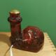 Vintage ceramic lamp in the shape of a lighthouse, Vallauris