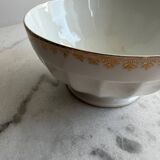 Bowl with gold rim