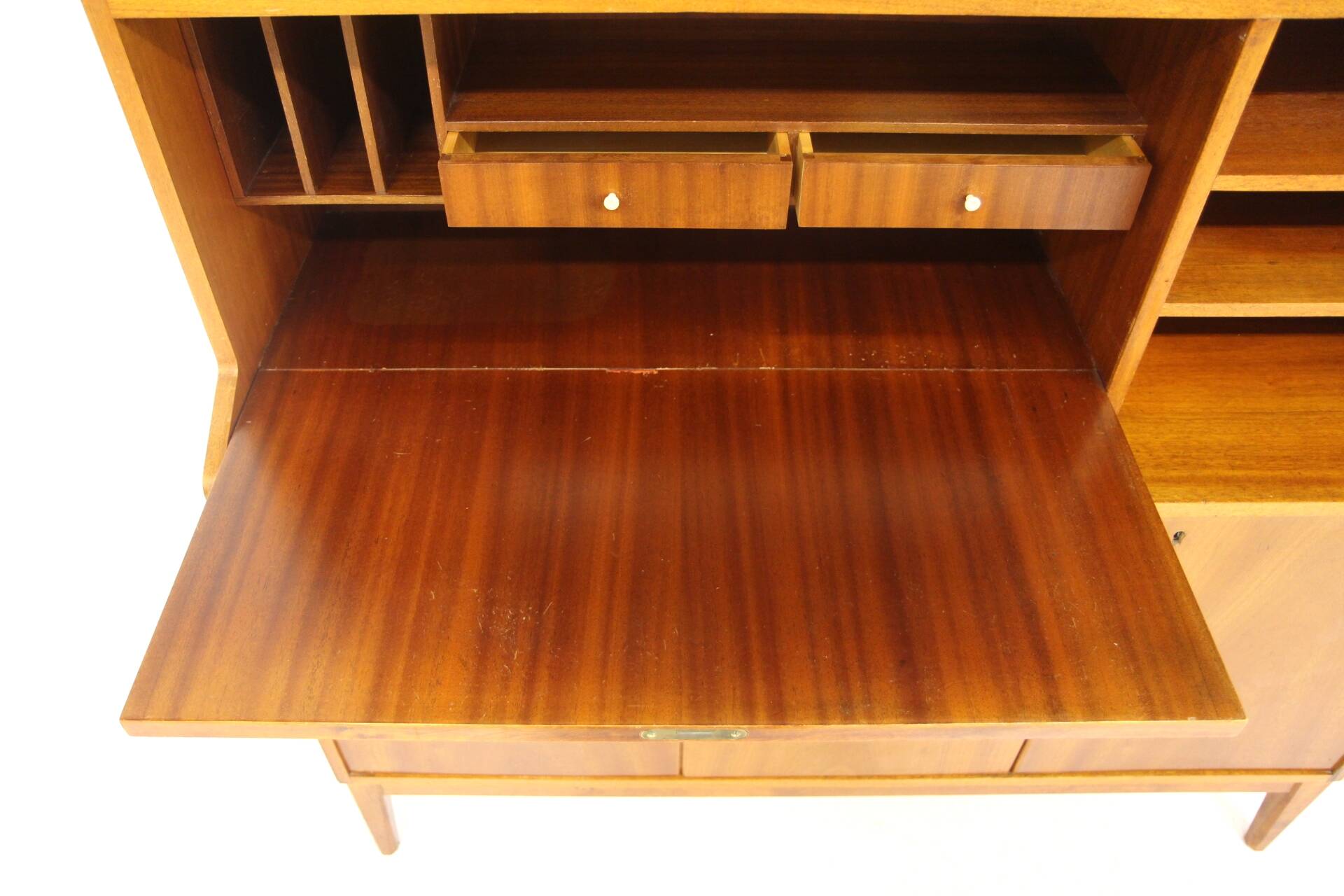 Secrétaire scandinave en acajou, Bräntorps, Suède, 1960