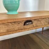 Solid oak farmhouse table