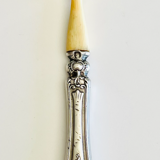 Solid silver fork 19em