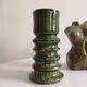 Enamelled ceramic candle holder, tamgroute