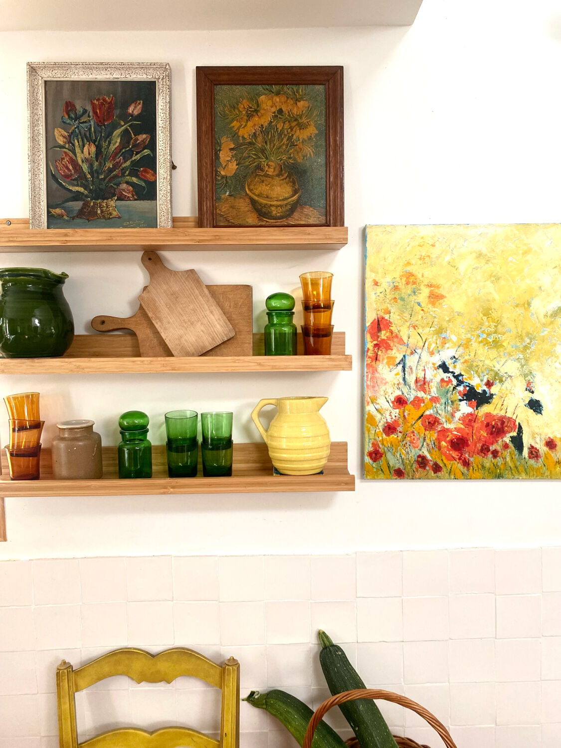 Huile sur toile vintage