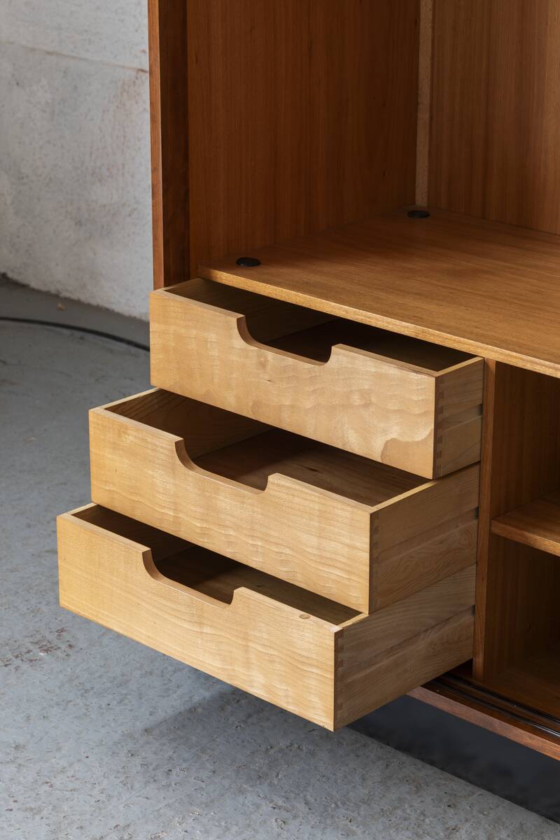 Wardrobe by Alfred Hendrickx for Belform, Belgian design, 1960s