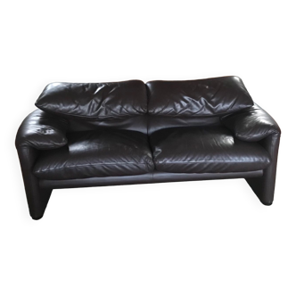 Luxury leather sofa 2 places