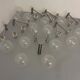 Chromed Glass Wall Lamp from OTT International, 1960s