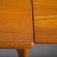 Danish extendable dining table in teak by Henning Kjærnulf for Vejle Møbelfabrik, 1960s