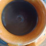 Emile SIMONOD (1893-1977) Glazed ceramic vase with handles Savoie France