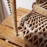 Fauteuil Emmanuelle en rotin