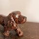 Ceramic Sculpture Cocker Spaniel 1950 1970