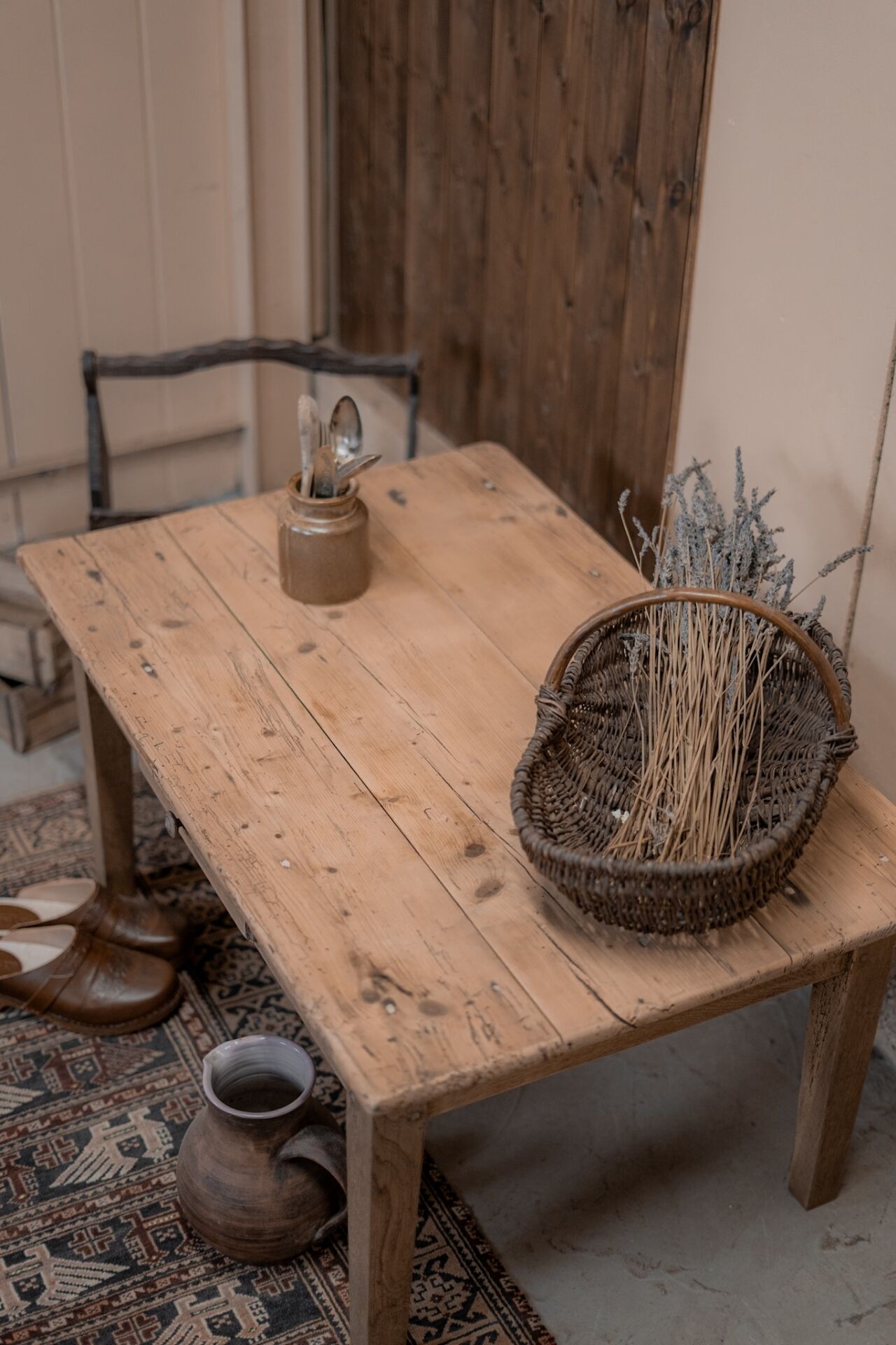 Table basse de ferme