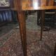 Bouillotte table in marquetry, signed Pagny Fils, Paris, early 20th century