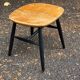 Vintage Scandinavian stool for Asko in solid wood