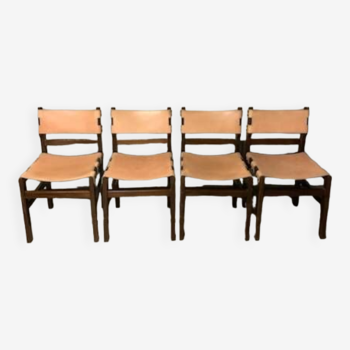 Ensemble 4 chaises Style Maison Regain 70's