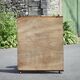 Folding wooden baby park on wheels, vintage park