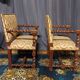 Pair of armchairs Louis XIII style