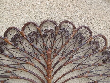 Peacock headboard 158 cm