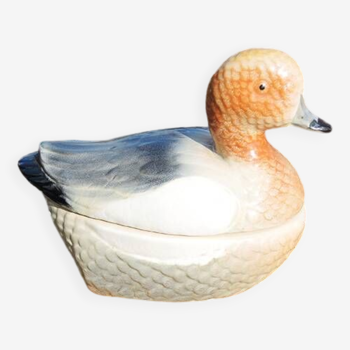 Old Ceramic Duck Terrine
