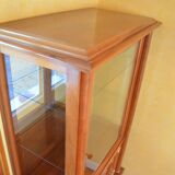60s silver display cabinet