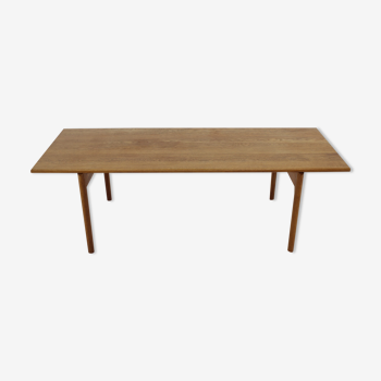 1960s Hans J Wegner Solid Oak Coffee Table 'AT-15' for Andreas Tuck, Denmark