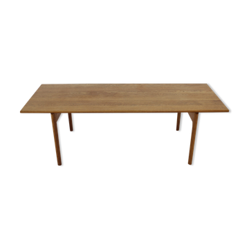 1960s Hans J Wegner Solid Oak Coffee Table 'AT-15' for Andreas Tuck, Denmark