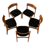 50s Dining Chairs by Erik Buch
