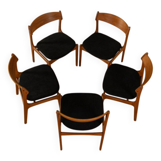 50s Dining Chairs by Erik Buch