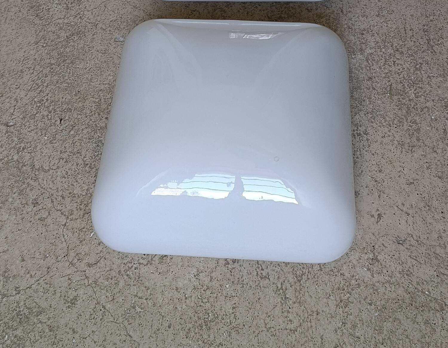 60' opaline wall light, ceiling light