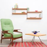 Teak string shelf. 1960s