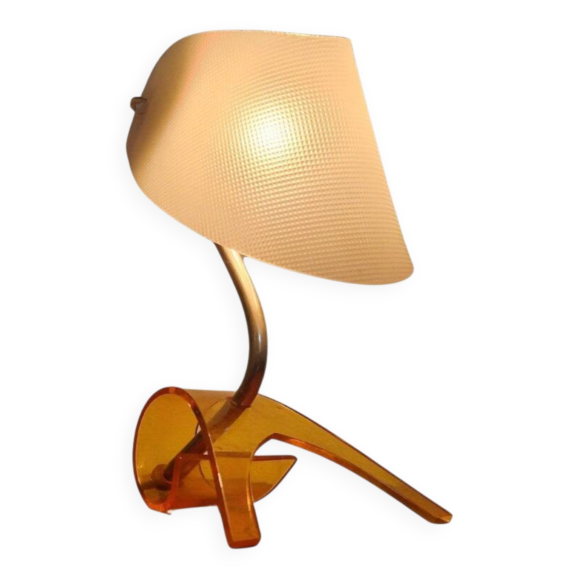 Lampe de table mid-century rare conçue par Apolinary Galecki, Allemagne, années 1960.