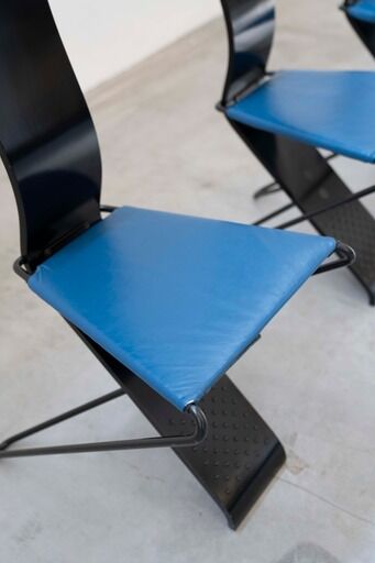 Chaise modèle impronta, lot de 4, années 1980/90