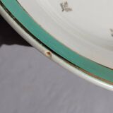 5 Badonviller opaque porcelain soup plates