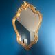 Miroir baroque doré - 62x42cm