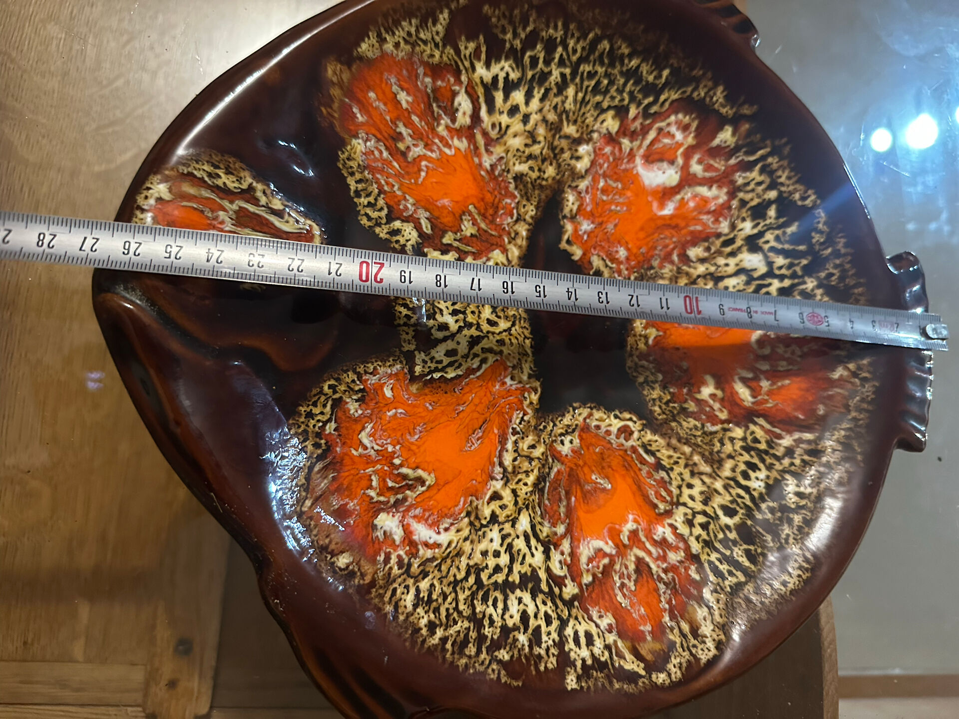 6 vintage fish plates signed Marius Giuge - Vallauris