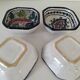 4 glazed earthenware bowls