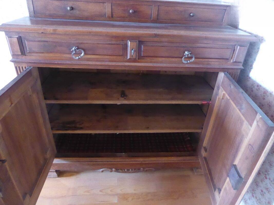 Antique solid walnut furniture from the early 1900s.