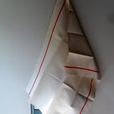 Set of 6 old cloths in linen and hemp