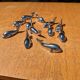 Silver knife holders whale model