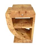 Pair of Art Deco marquetry bedside tables